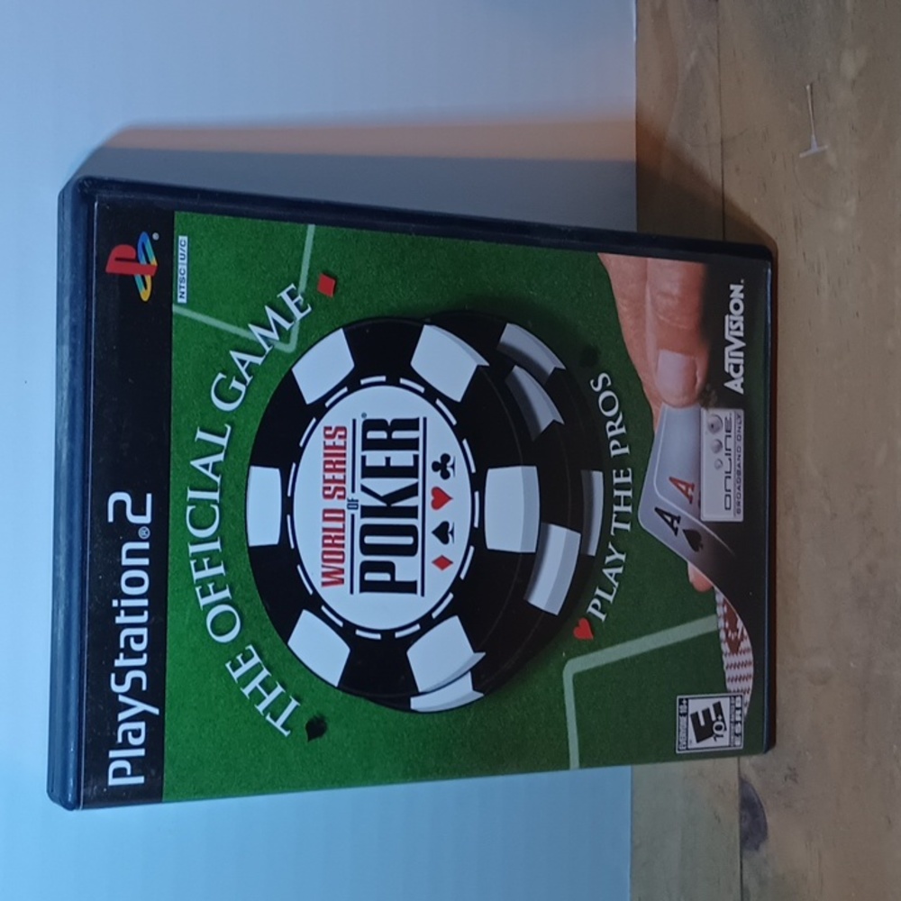 World series of poker PlayStation 2 game